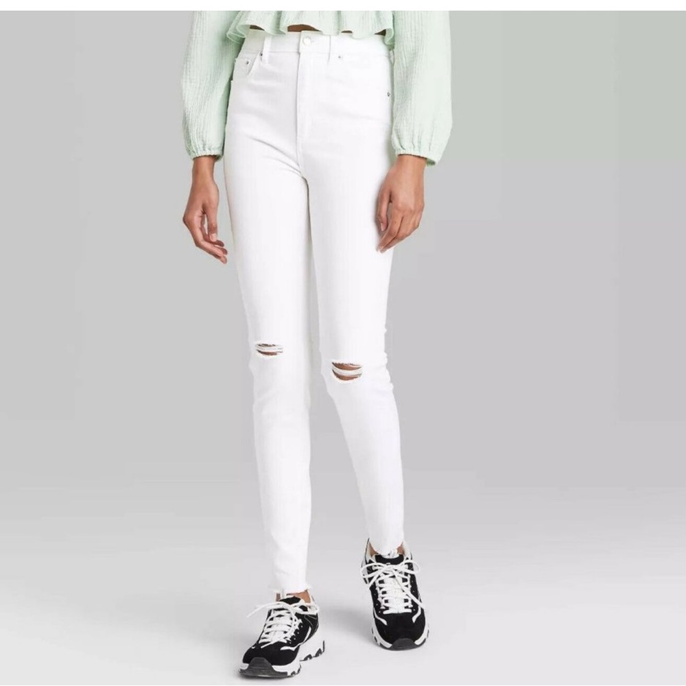 Wild Fable Skinny White Jeans